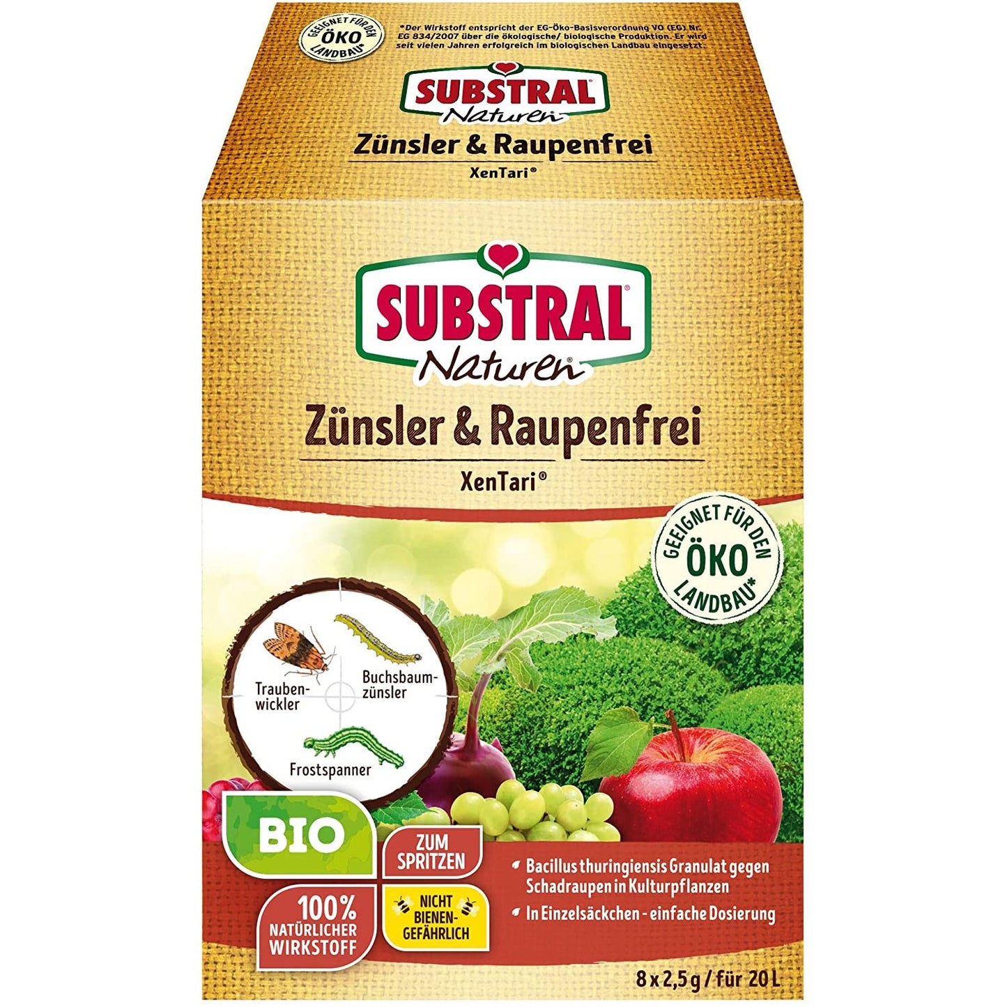 SUBSTRAL® Naturen® Anti-Chenilles XenTari® (8 x 2,5 g)