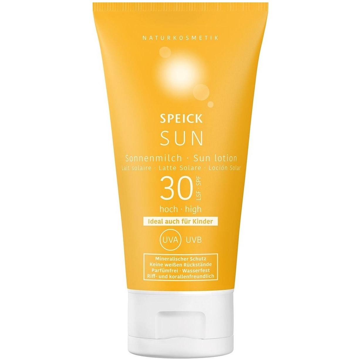 Lait solaire corps minéral SPF 30 Speick Sun 150 ml