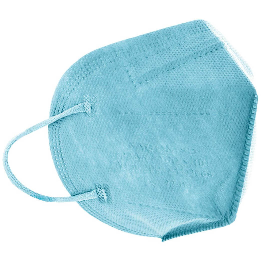 Masque de protection FFP2 bleu ciel (1 pièce)