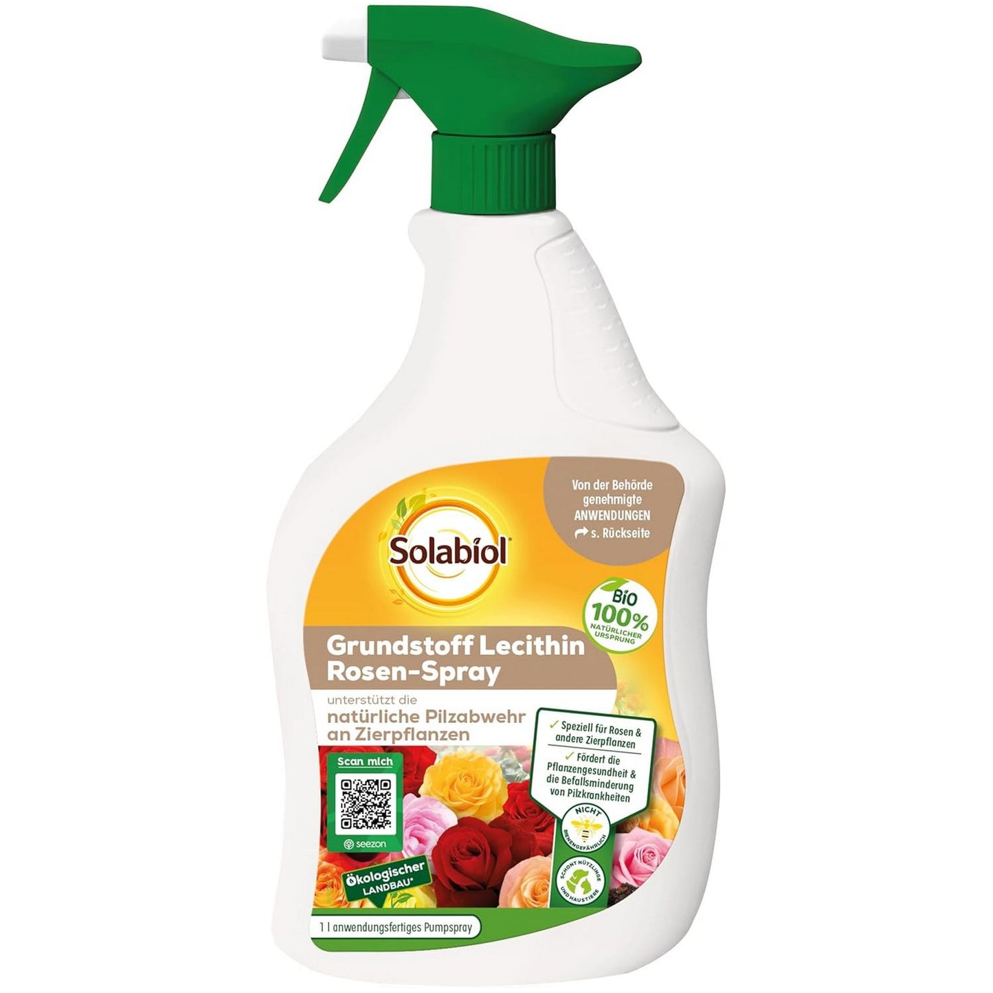 Solabiol® Spray Lécithine Rosiers – Soin Préventif Bio Prêt à l'Emploi (1 L)