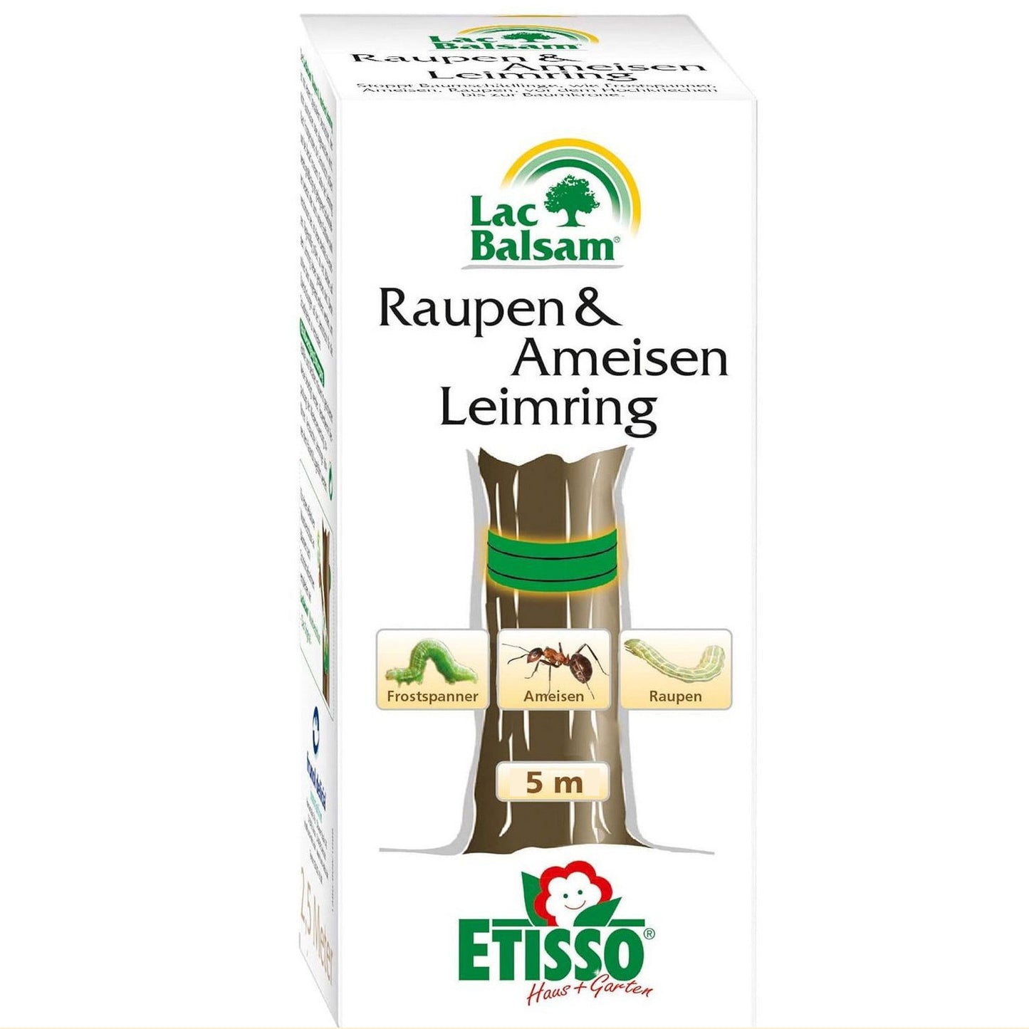 ETISSO® LacBalsam® Bande Engluée Anti-Chenilles & Fourmis (5 m)