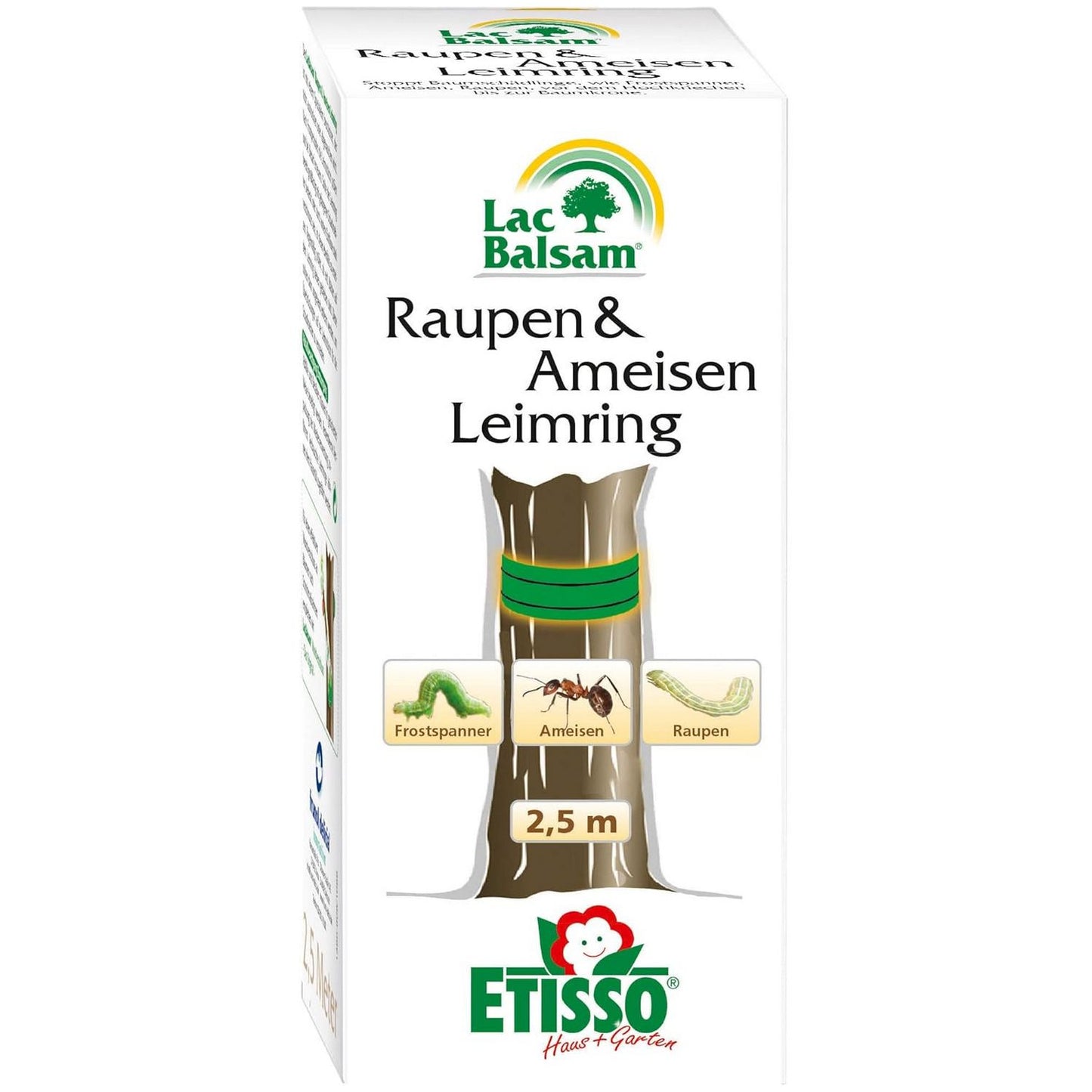 ETISSO® LacBalsam® Bande Engluée Anti-Chenilles & Fourmis (2,5 m)