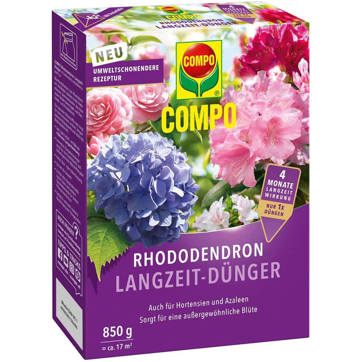 COMPO Engrais Longue Durée Rhododendrons (850 g)