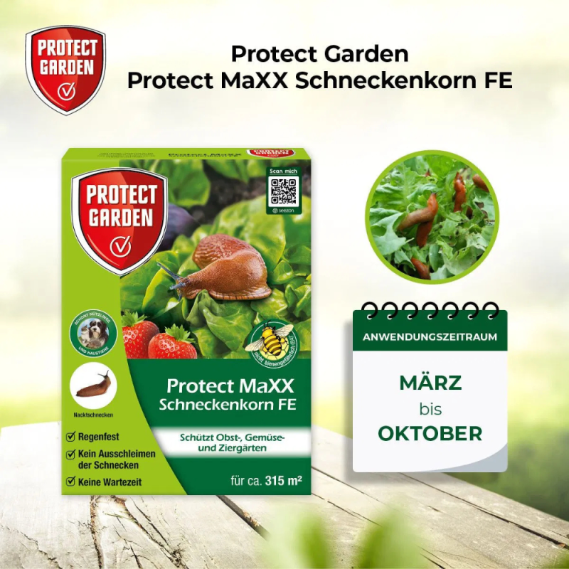 Granulés anti-limaces Protect Garden Protect MaXX FE 1,2 kg