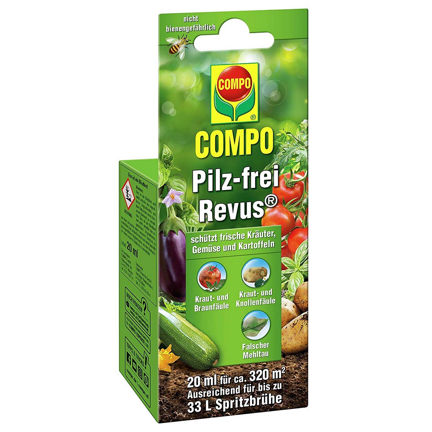 COMPO Pilz-frei Revus® – Fongicide Légumes & Pommes de Terre (20 ml)