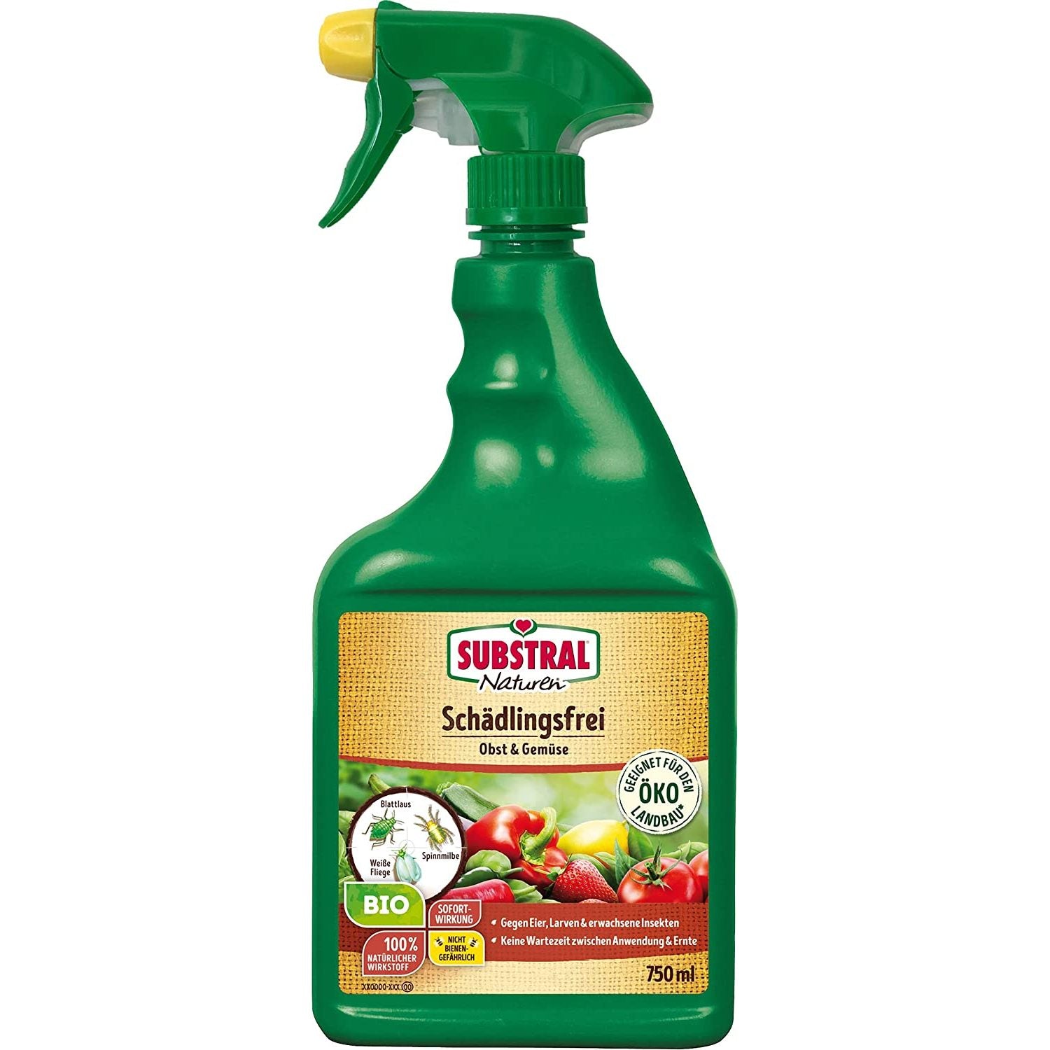 SUBSTRAL® Naturen® Anti-Nuisibles Fruits & Légumes Prêt à l'Emploi (750 ml)