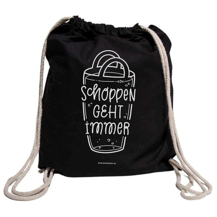 Sac de Sport 'S(c)hoppen geht immer' - Noir