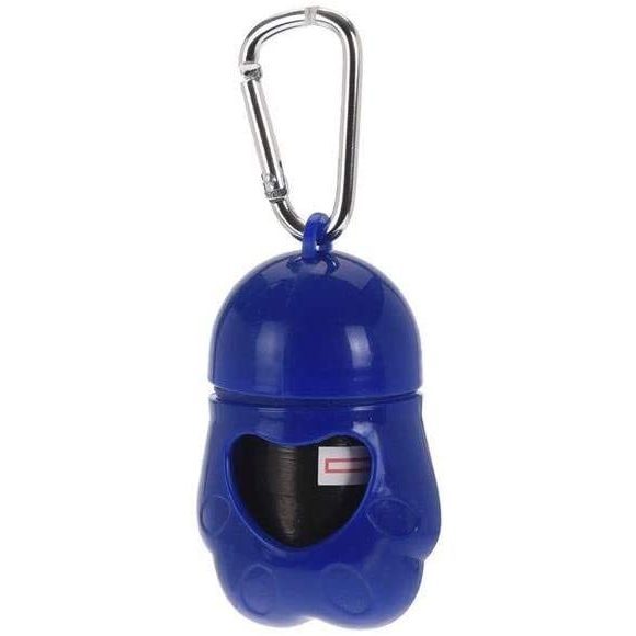 Distributeur de sacs à déjections pour chien avec mousqueton