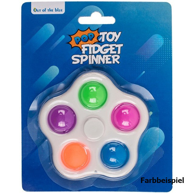 Jouet anti-stress Pop It pentagone silicone coloré