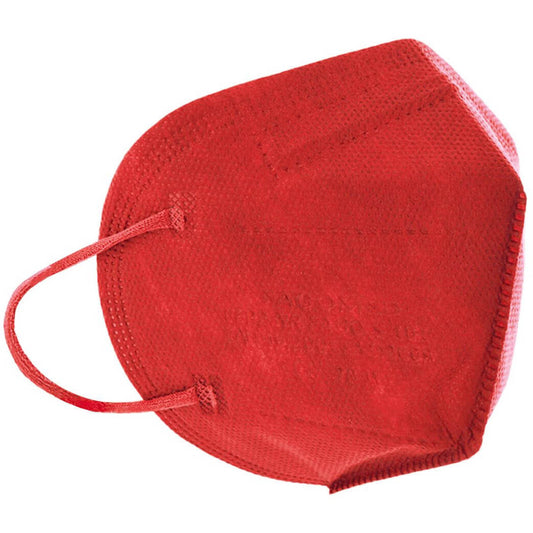 Masque de protection FFP2 rouge (1 pièce)