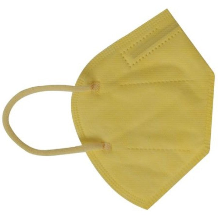 Masque de protection FFP2 jaune (1 pièce)