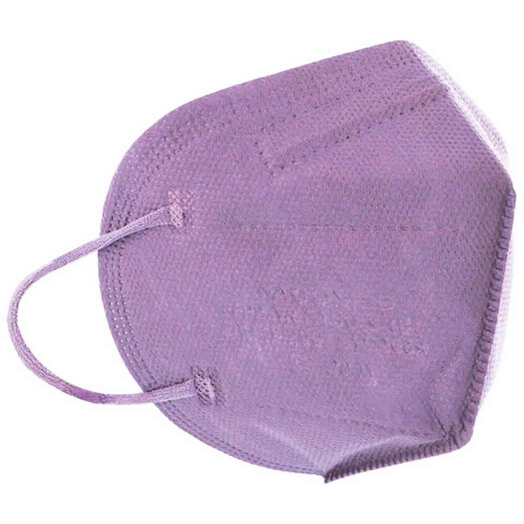Masque de protection FFP2 violet (1 pièce)