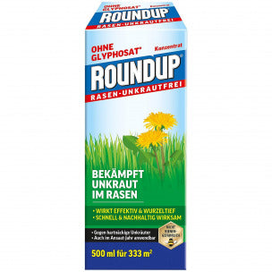 ROUNDUP Désherbant sélectif efficace pour jardin, herbicide gazon et pelouse 2X500 ml ''Sans Glyphosate''