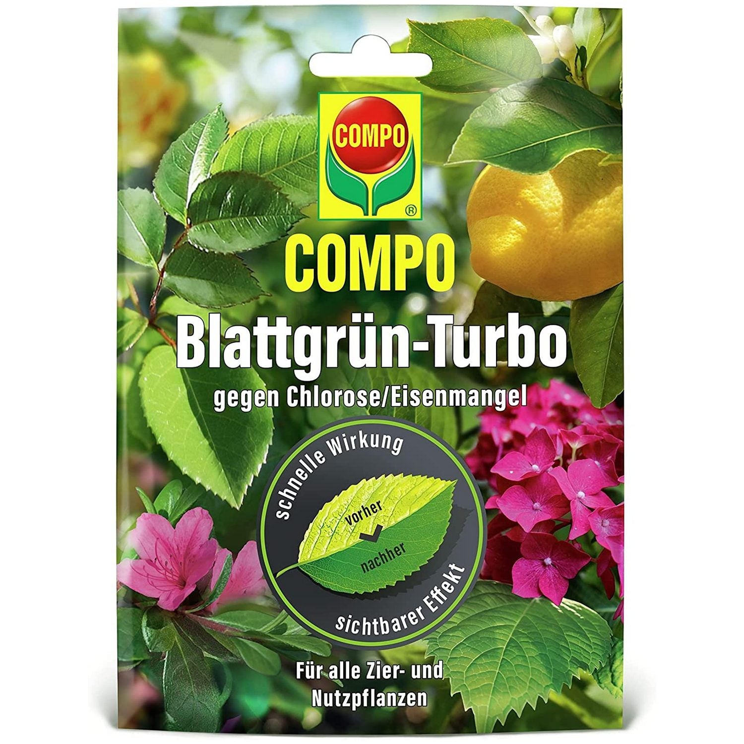 COMPO Turbo Chlorophylle – Engrais Ferreux (20 g)