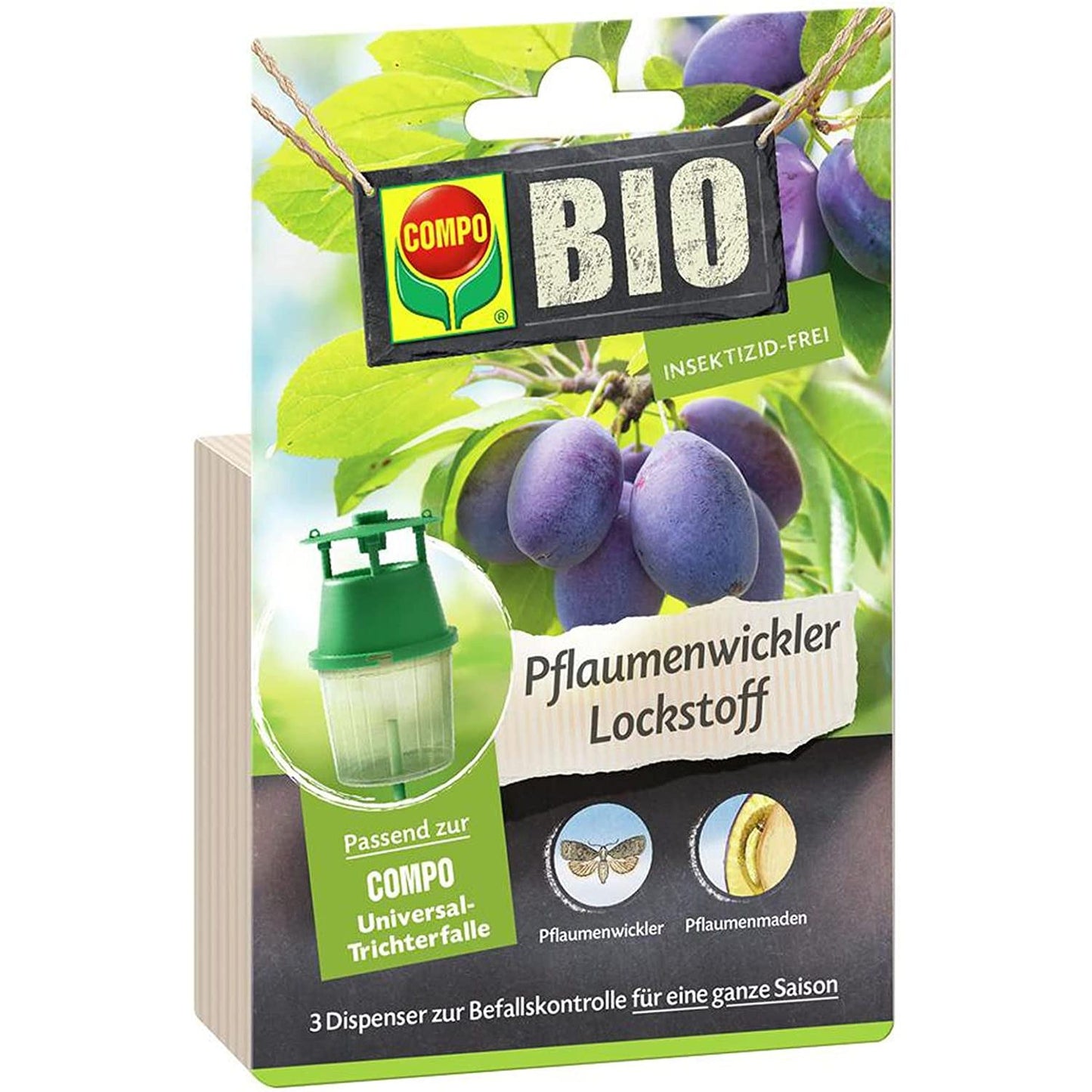 COMPO BIO Attractif Carpocapse des Prunes (3 pièces)