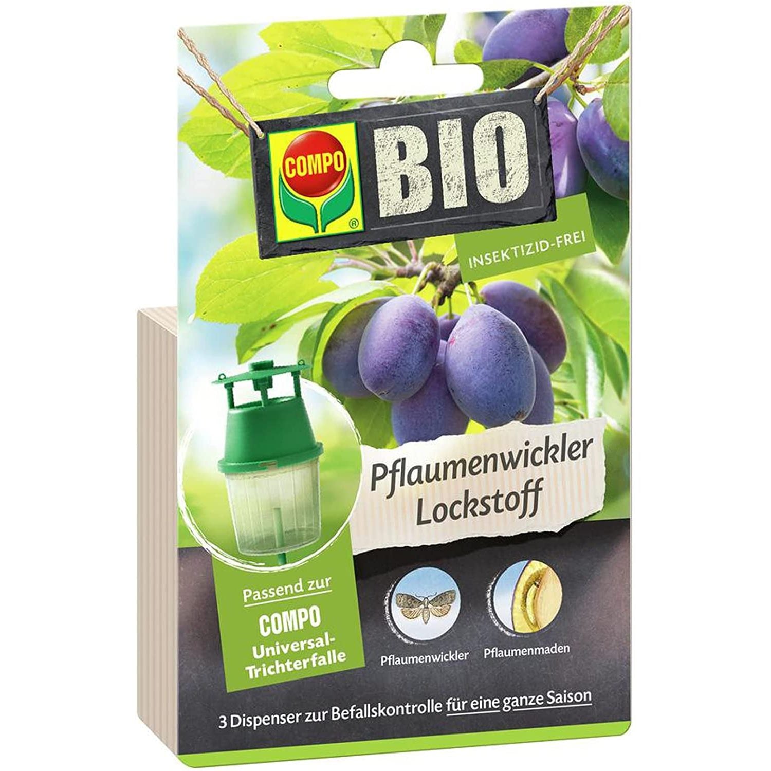 COMPO BIO Attractif Carpocapse des Prunes (3 pièces)