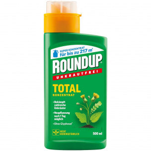 Roundup Désherbant Total Herbicide Non Sélectif Contre Les Mauvaise Herbe 500 ml ''Sans Glyphosate''