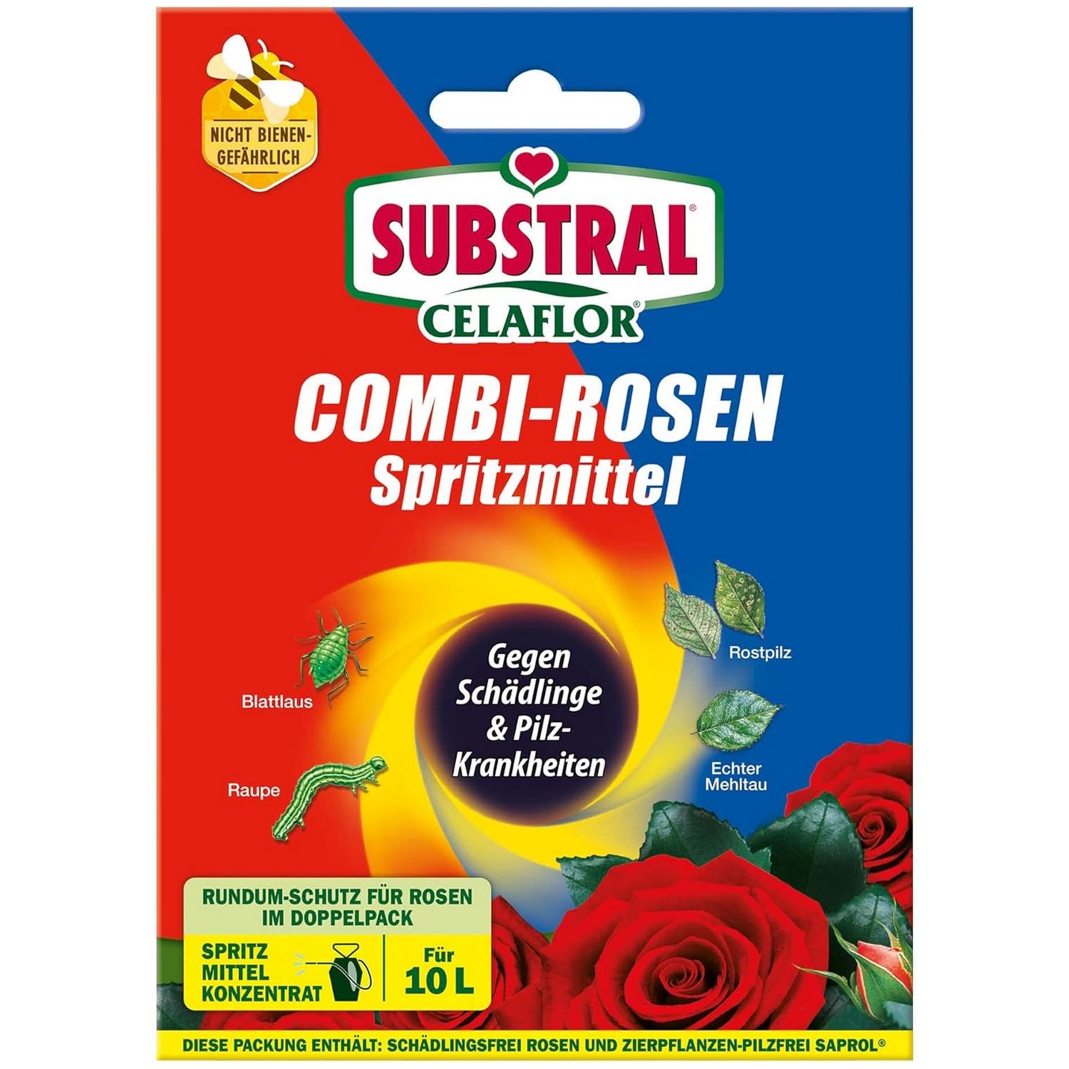 SUBSTRAL Celaflor Combi-Rosiers anti-pucerons et fongicide
