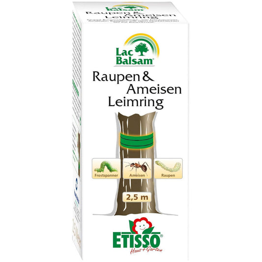 ETISSO® LacBalsam® Bande Engluée Anti-Chenilles & Fourmis (2,5 m)