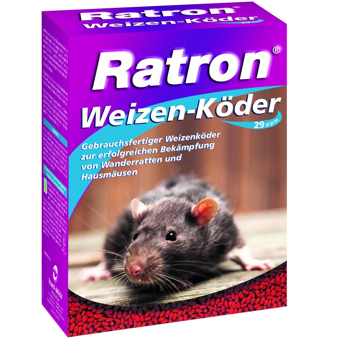 Ratron® Appât Blé 29 ppm (8 x 50 g)