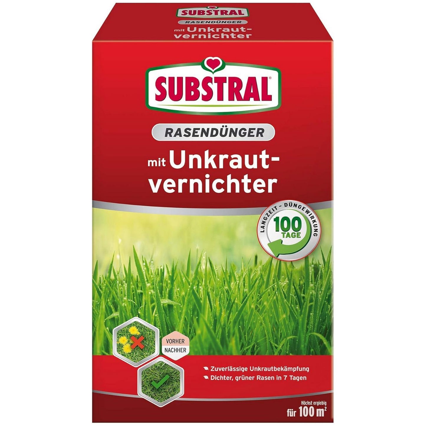 SUBSTRAL® Engrais Gazon avec Désherbant (2,0 kg)