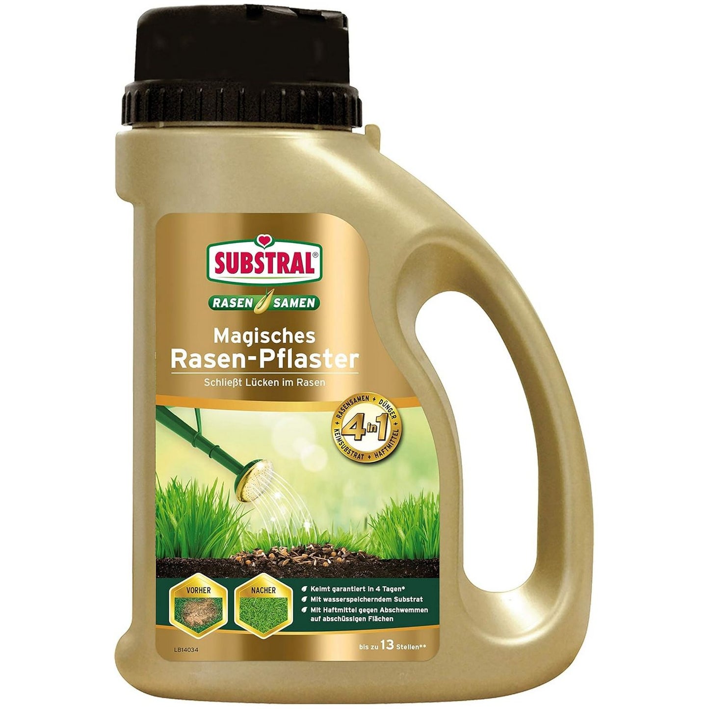 SUBSTRAL® Pansement Magique pour Gazon – Kit Tout-en-Un Réparation des Trous (1 kg)