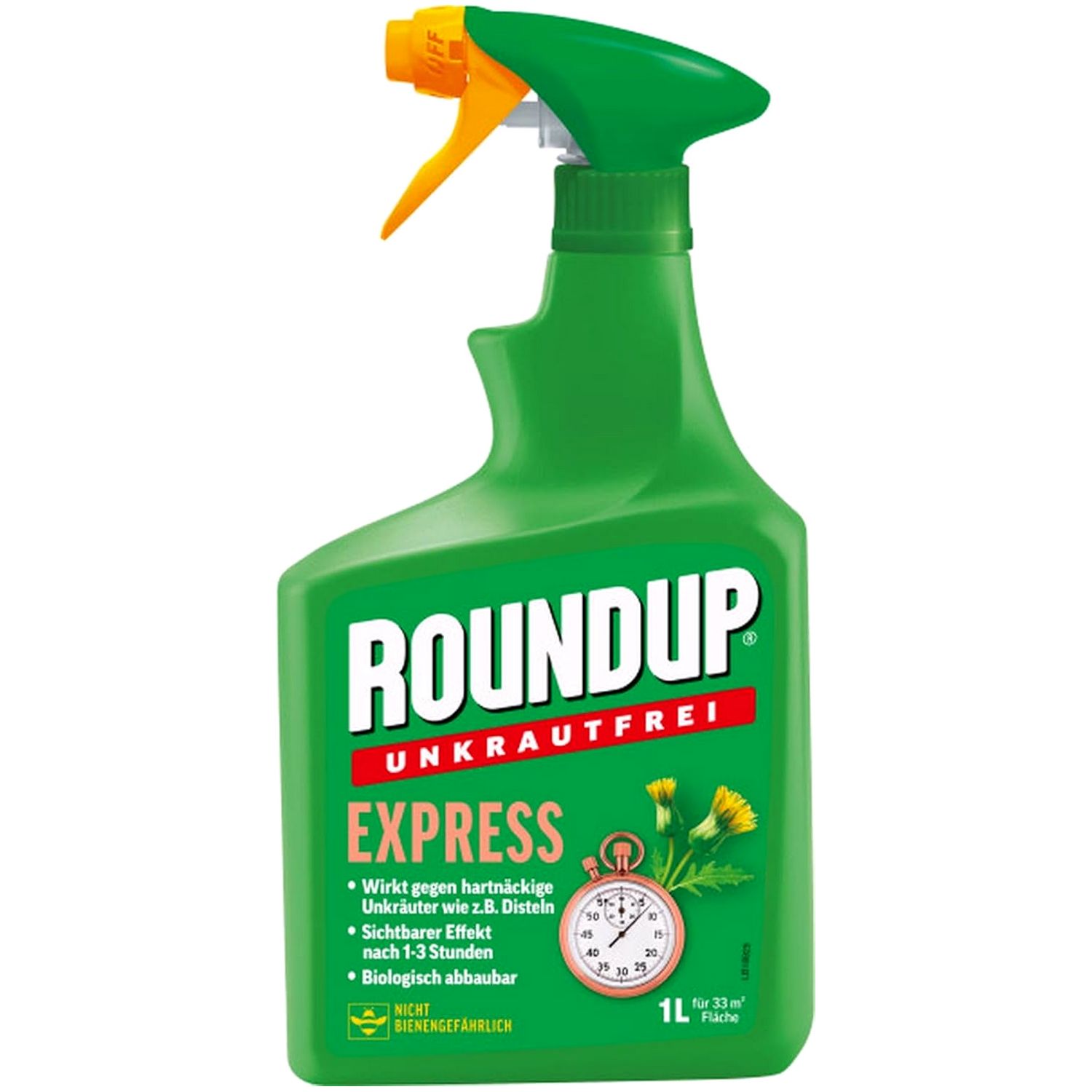 Roundup® Express Sprühflasche Prêt à l'Emploi (1000 ml)