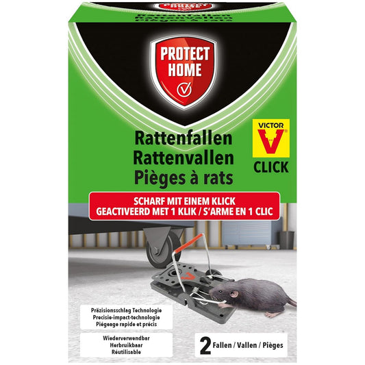 Protect Home Pièges à Rats Click (2 pièces)