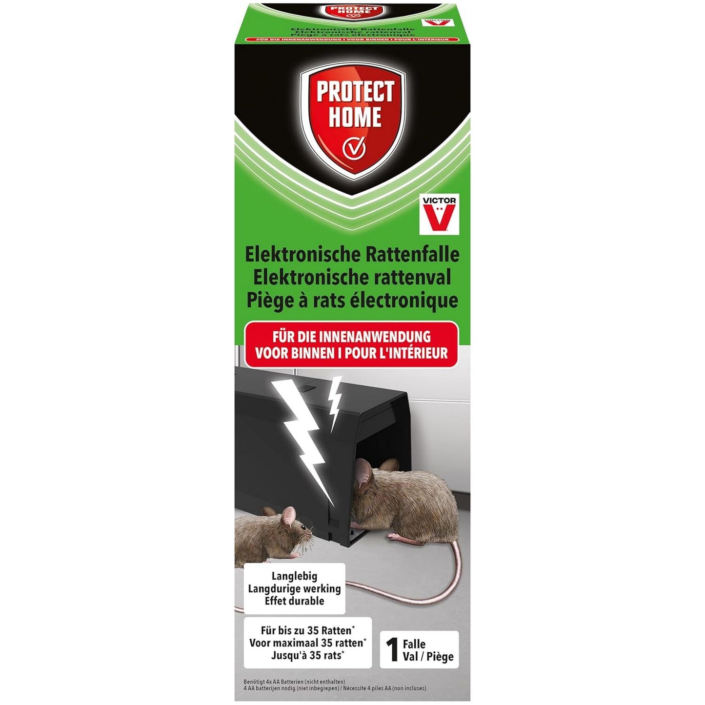 Protect Home Piège à Rats Électronique