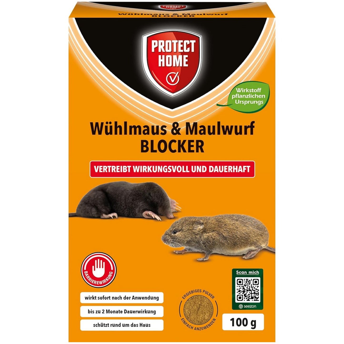Protect Home Répulsif Campagnols & Taupes BLOCKER (100 g)