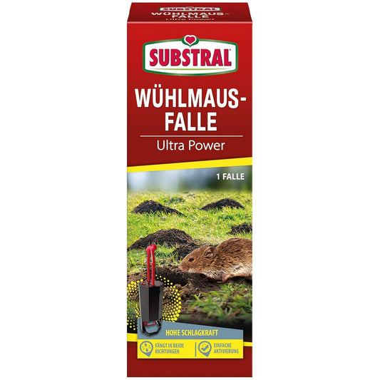 SUBSTRAL® Piège à Campagnols Ultra Power (1 pièce)