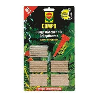 Bâtonnets engrais guano COMPO pour plantes vertes d'intérieur 30 pièces