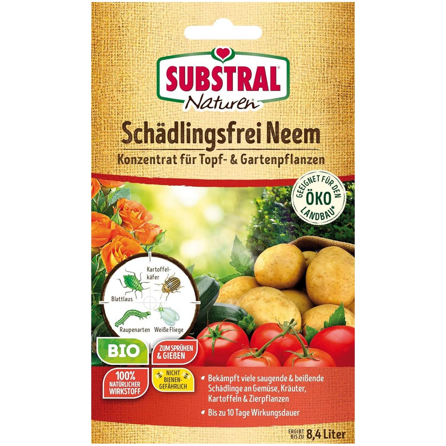 SUBSTRAL® Naturen® BIO Anti-Nuisibles Neem (4 x 7,5 ml)
