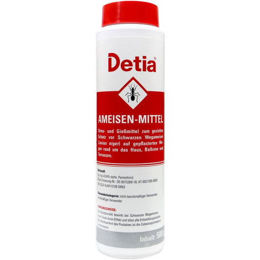 Granulés anti-fourmis Detia pour terrasses et allées pavées, 500g