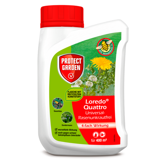 PROTECT GARDEN Loredo Quattro Désherbant Sélectif 400 ml