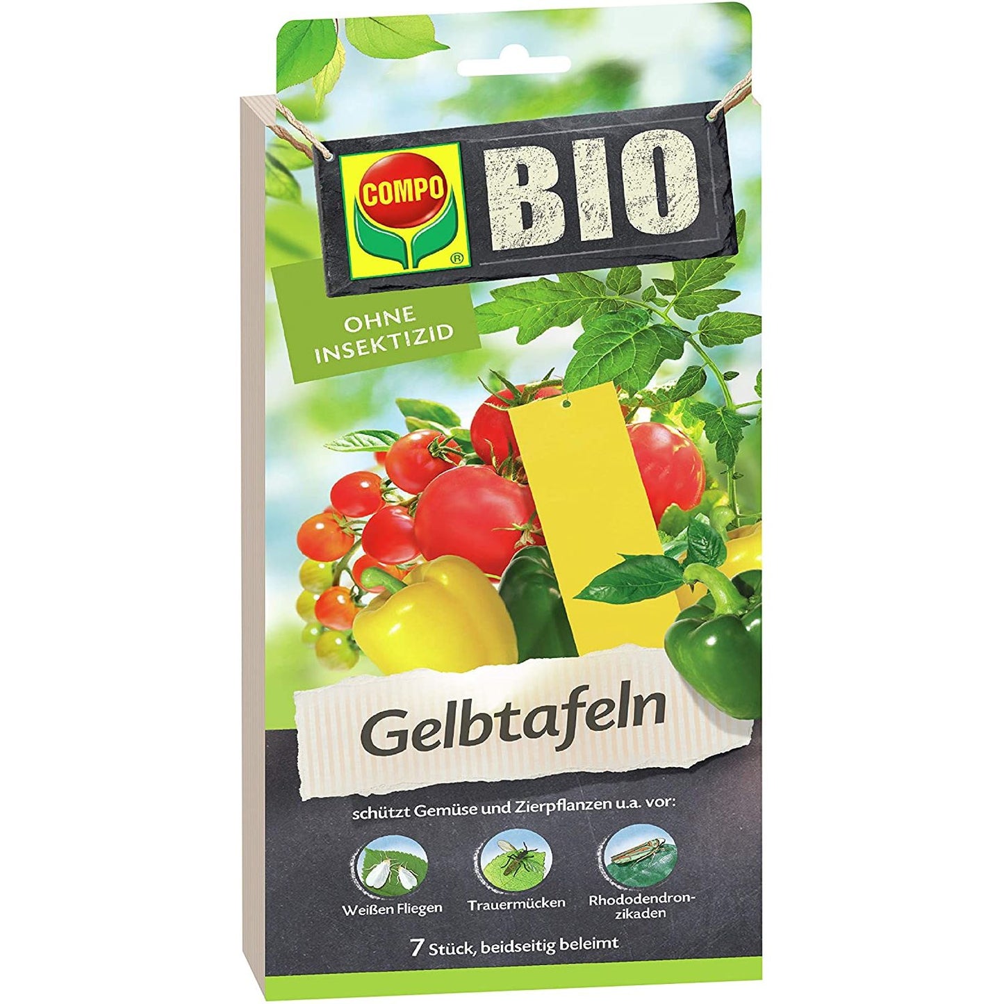 COMPO BIO Plaques Jaunes Collantes (7 pièces)