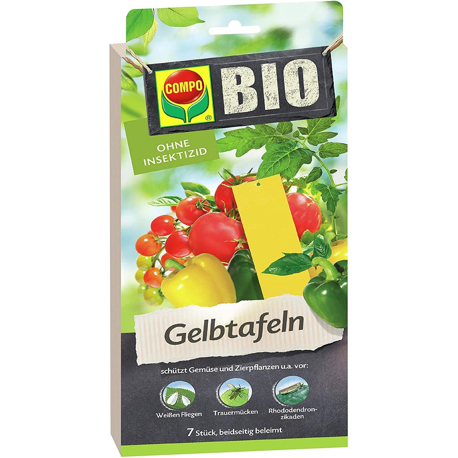 COMPO BIO Plaques Jaunes Collantes (7 pièces)