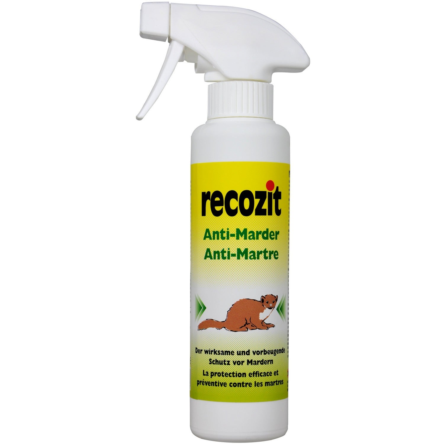 Spray répulsif anti-martre recozit voiture jardin maison