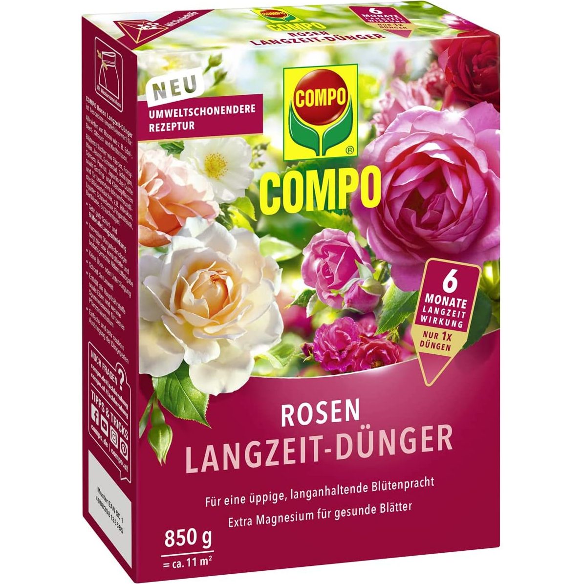 COMPO Engrais Longue Durée Rosiers (850 g)