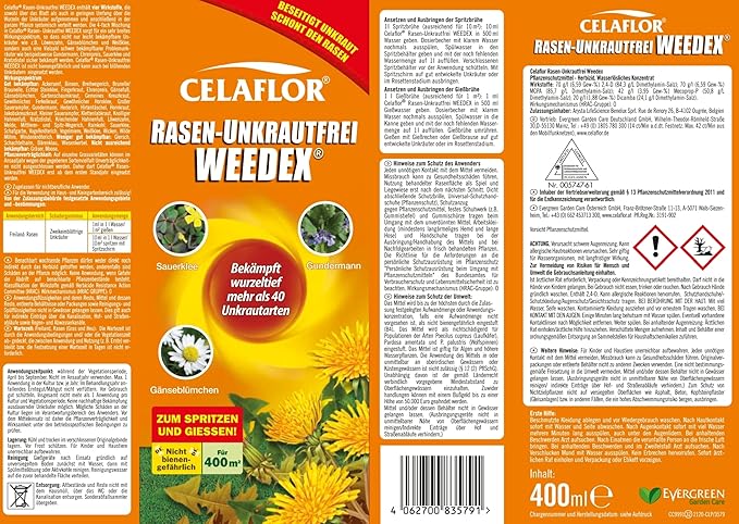 CELAFLOR WEEDEX Herbicide Désherbant Sélectif 400 ml