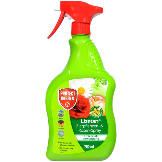 Protect Garden Lizetan® Spray Plantes Ornementales & Rosiers Prêt à l'Emploi (750 ml)
