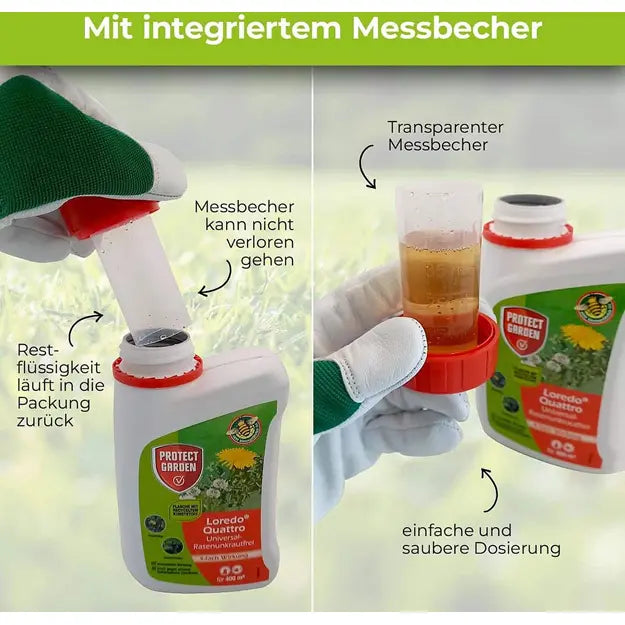 PROTECT GARDEN Loredo Quattro Désherbant Sélectif 400 ml