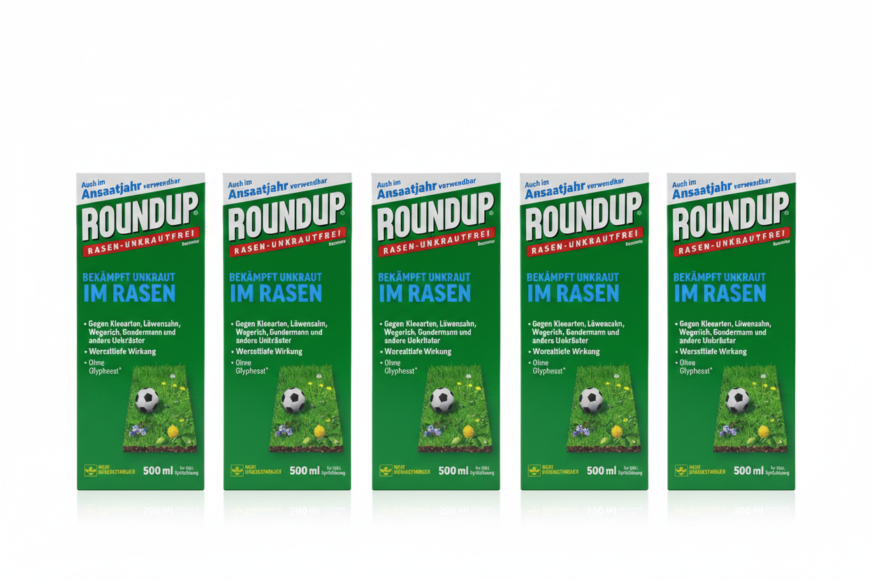 ROUNDUP Désherbant sélectif 500ml - Lot de 5 Pièces