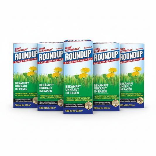 ROUNDUP Rasen-Unkrautfrei Konzentrat 500ml - Lot de 5 Pièces