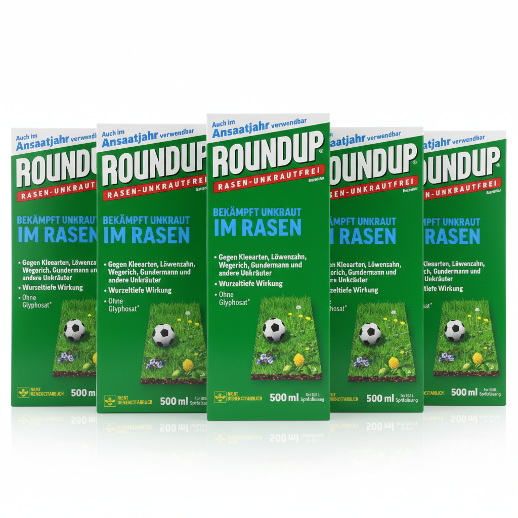 ROUNDUP Désherbant sélectif 500ml - Lot de 5 Pièces