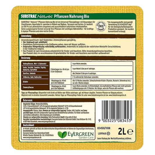 Engrais Biologique Végétal SUBSTRAL 2L