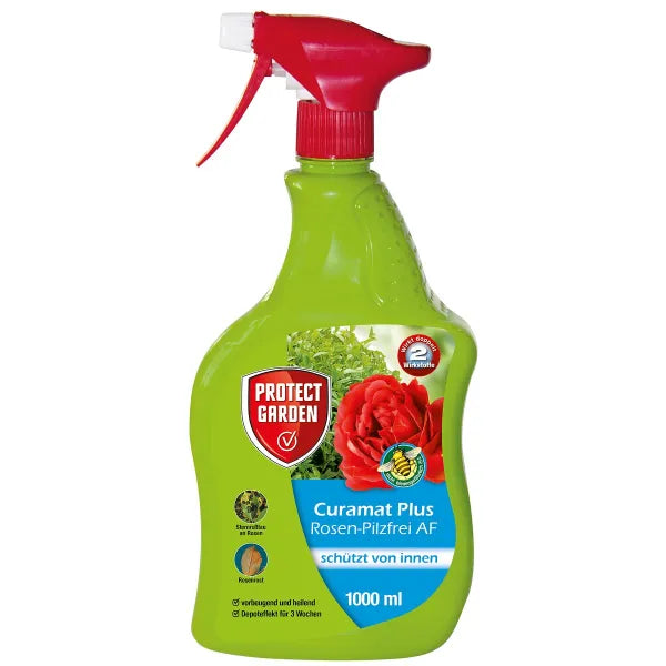 PROTECT GARDEN Curamat Plus Fongicide pour rosiers prêt à l'emploi - 1 litre