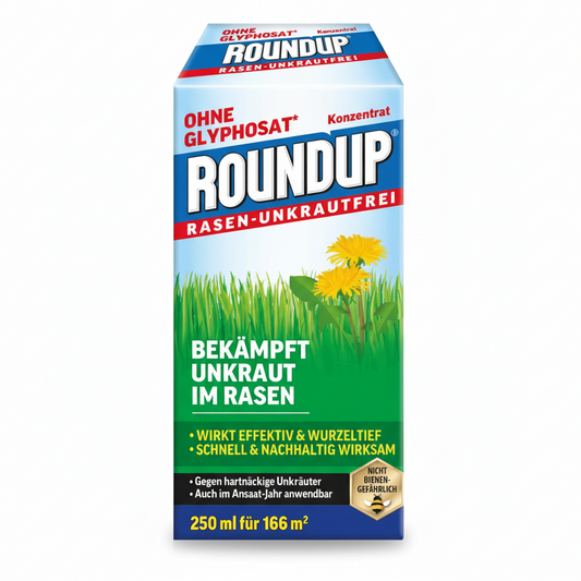 ROUNDUP Désherbant sélectif efficace pour jardin, herbicide gazon et pelouse 250 ml pour 166 m² ''Sans Glyphosate''
