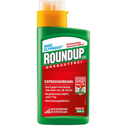 Roundup Express Concentré non sélectif 400 ml (Ne pas utiliser sur la pelouse)
