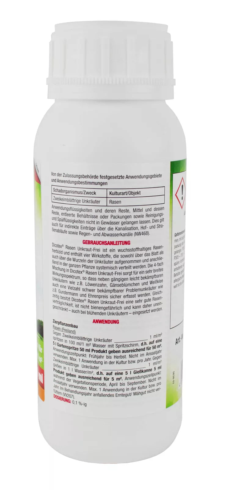 Dicotex Dr. Stahler Désherbant Sélectif Pour Pelouse et Gazon 500ml